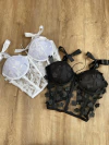 CORSET IMPORTADO BUTTERFLY BLANCO