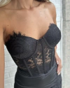CORSET STRAPLESS ENCAJE