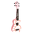 Ukelele Soprano Animal Print Pink + Funda + Púa - comprar online