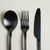 Set x 12 - Cubiertos Black Classic Acero Inoxidable en internet