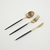 Set x 12 - Cubiertos Luxury Black Acero Inoxidable en internet