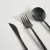 Set x 12 - Cubiertos Black Love Acero Inoxidable en internet