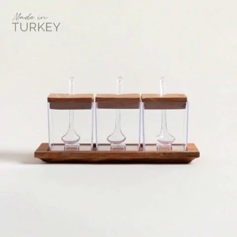 Set x 3 - Recipientes Nordic Cuadrado