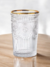 Vaso Sang Bleu Borde Dorado