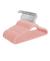 Pack x 10 - Perchas Afelpadas Rosas Antideslizantes