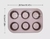 Set de Moldes Antiadherentes Dorados x 5