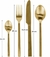 Set x 16 - Cubiertos Dallas Acero Inoxidable Dorados - tienda online