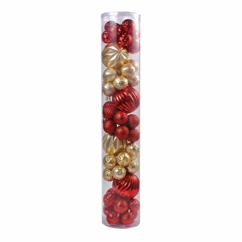 set x 50 - set de bolas navide¤as gold love