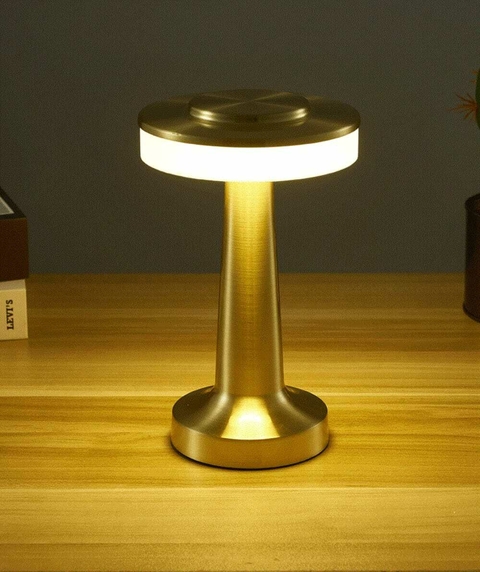 l mpara led gold touch recargable
