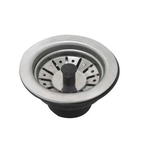 Válvula Pia Cozinha Americana 3.1/2 Com Ralo Protetor Inox Cromado