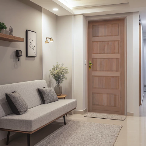 Porta Trento Tauari Batente Misto Fechadura Externa Taco de Golf - Rodam - comprar online