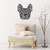 Woodecora - Aplique de Parede em Mdf 3D Bulldog Francês. Escultura, Quadro Decorativo