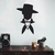 Woodecora - Aplique de Parede em Mdf 3D Gaúcho. Escultura, Quadro Decorativo