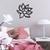 Woodecora - Aplique de Parede em Mdf 3D Flor de Lótus  Lightness. Escultura, Quadro Decorativo