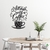 Woodecora - Aplique de Parede em Mdf 3D All stars with a coffee. Escultura, Quadro Decorativo