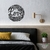 Woodecora - Aplique de Parede em Mdf 3D Love Floral. Escultura, Quadro Decorativo