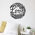 Woodecora - Aplique de Parede em Mdf 3D Love Floral. Escultura, Quadro Decorativo