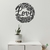Woodecora - Aplique de Parede em Mdf 3D Love Floral. Escultura, Quadro Decorativo