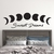 Woodecora - Aplique de Parede em Mdf 3D Sweet Dreams Fases da Lua. Escultura, Quadro Decorativo