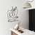 Woodecora - Palavra Lettering Aplique de Parede em Mdf 3D Permita-se Lineart. Frase, Escultura, Quadro Decorativo