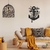 Woodecora - Aplique de Parede em Mdf 3D Âncora . Escultura, Quadro Decorativo