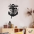 Woodecora - Aplique de Parede em Mdf 3D Âncora . Escultura, Quadro Decorativo