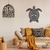 Woodecora - Aplique de Parede em Mdf 3D Tartaruga. Escultura, Quadro Decorativo