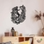 Woodecora - Aplique de Parede em Mdf 3D Sereia e Corais. Escultura, Quadro Decorativo