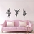 Woodecora - Aplique de Parede em Mdf 3D Trio de Bailarinas. Escultura, Quadro Decorativo
