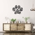 Woodecora - Aplique de Parede em Mdf 3D Patinha Margaridas. Escultura, Quadro Decorativo