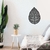 Woodecora - Aplique de Parede em Mdf 3D Folha da Floresta. Escultura, Quadro Decorativo