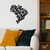 Woodecora - Aplique de Parede em Mdf 3D Mapa Brasil Biodiversidade. Escultura, Quadro Decorativo
