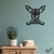 Woodecora - Aplique de Parede em Mdf 3D Pinscher. Escultura, Quadro Decorativo