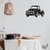 Woodecora - Aplique de Parede em Mdf 3D Old Truck. Escultura, Quadro Decorativo