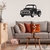 Woodecora - Aplique de Parede em Mdf 3D Old Truck. Escultura, Quadro Decorativo