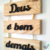 Plaquinha Trio Palavras em Relevo - Deus é Bom Demais - comprar online