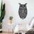 Woodecora - Aplique de Parede em Mdf Coruja. Escultura/Quadro Decorativo