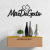 Woodecora - Frase Lettering Aplique de Parede em Mdf 3D Mãe de Gato. Frase, Escultura, Quadro Decorativo