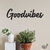 Woodecora - Palavra Lettering Aplique de Parede em Mdf 3D Goodvibes. Frase, Escultura, Quadro Decorativo
