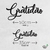 Woodecora - Palavra Lettering Aplique de Parede em Mdf 3D Gratidão. Frase, Escultura, Quadro Decorativo