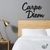 Woodecora - Palavra Lettering Aplique de Parede em Mdf 3D Carpe Diem. Frase, Escultura, Quadro Decorativo