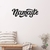 Woodecora - Palavra Lettering Aplique de Parede em Mdf 3D Namaste. Frase, Escultura, Quadro Decorativo