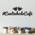 Woodecora - Frase Lettering Aplique de Parede em Mdf 3D Cantinho do Café. Frase, Escultura, Quadro Decorativo