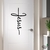 Woodecora - Palavra Lettering Aplique de Parede em Mdf 3D Jesus. Frase, Escultura, Quadro Decorativo