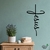 Woodecora - Palavra Lettering Aplique de Parede em Mdf 3D Jesus. Frase, Escultura, Quadro Decorativo