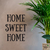 Woodecora - Palavra Lettering Aplique de Parede em Mdf 3D Home Sweet Home. Frase, Escultura, Quadro Decorativo