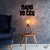 Woodecora - Frase Lettering Aplique de Parede em Mdf 3D Mano do céu. Frase, Escultura, Quadro Decorativo