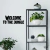Woodecora - Palavra Lettering Aplique de Parede em Mdf 3D Welcome to the Jungle. Frase, Escultura, Quadro Decorativo