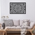 Woodecora - Aplique de Parede em Mdf 3D Painel Mandala. Escultura, Quadro Decorativo