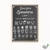 Woodecora - Quadro decorativo Guia Lavanderia A3, para Sala, Quarto, Cozinha com Moldura.